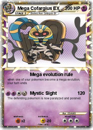 Pokemon Mega Cofargius EX Pokemon Mega Cofargius EX