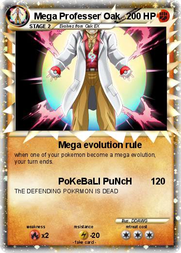 Pokemon Mega Professer Oak