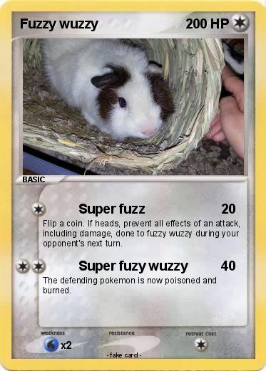 Pokemon Fuzzy wuzzy