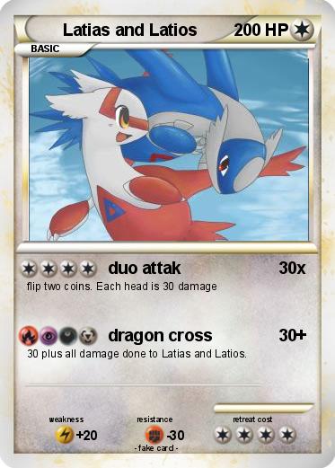 Pokemon Latias and Latios