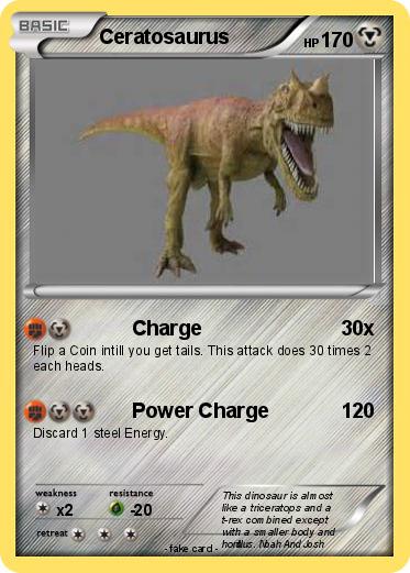 Pokemon Ceratosaurus