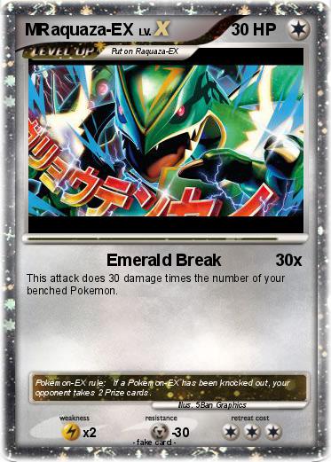Pokemon MRaquaza-EX