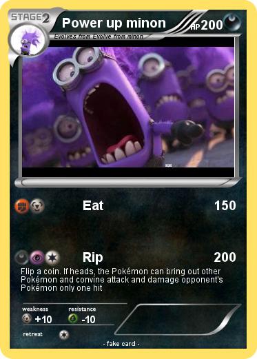Pokemon Power up minon