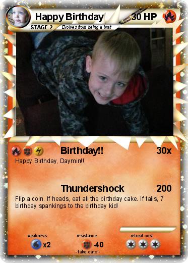 Pokemon Happy Birthday