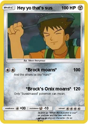 Pokemon Hey yo that's sus