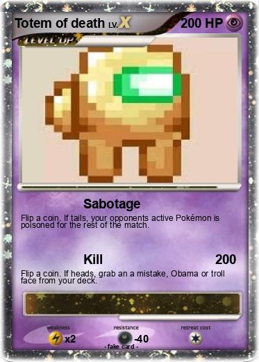 Pokemon Totem of death
