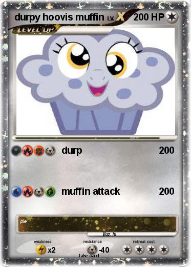 Pokemon durpy hoovis muffin