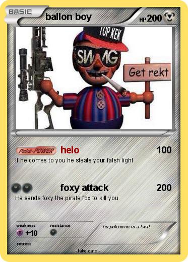 Pokemon ballon boy