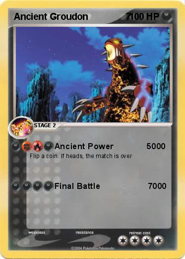 Pokemon Ancient Groudon               7