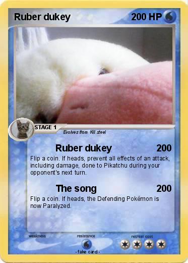 Pokemon Ruber dukey