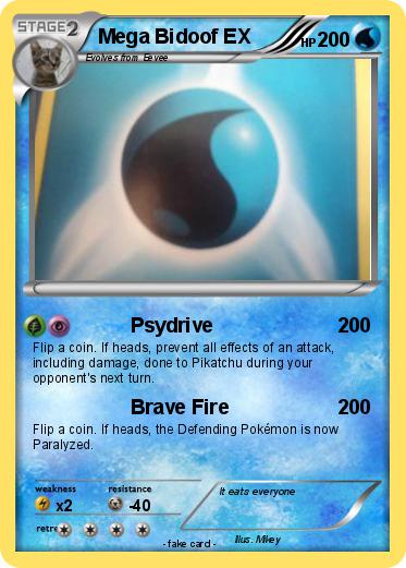 Pokemon Mega Bidoof EX