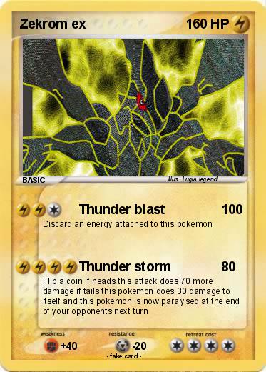 Pokemon Zekrom ex