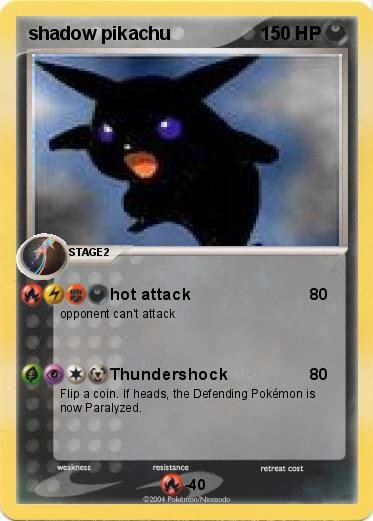Pokemon shadow pikachu