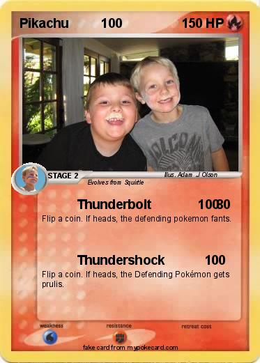 Pokemon Pikachu         100