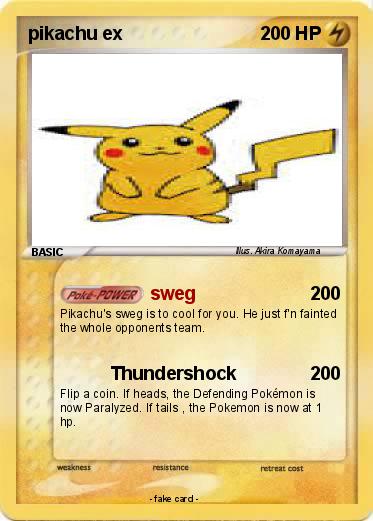 Pokemon pikachu ex