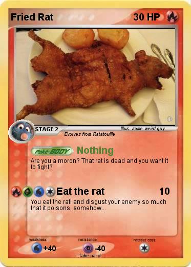 Pokemon Fried Rat
