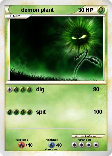 Pokemon demon plant