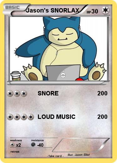 Pokemon Jason's SNORLAX