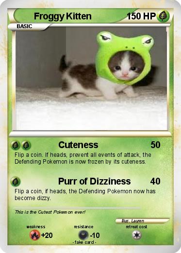 Pokemon Froggy Kitten