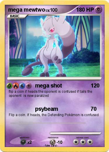 Pokemon mega mewtwo