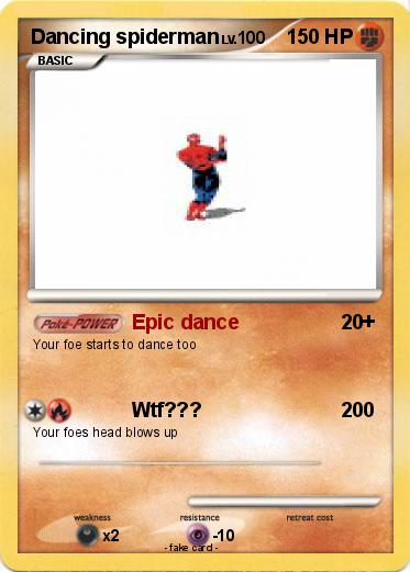 Pokemon Dancing spiderman