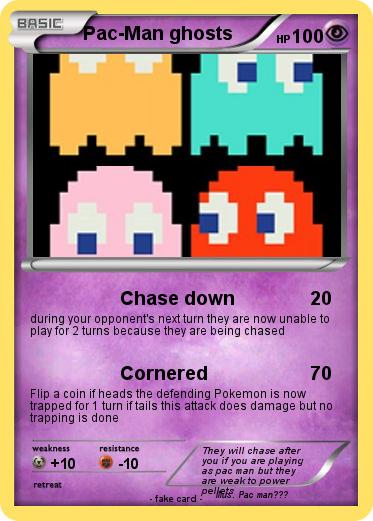 Pokemon Pac-Man ghosts