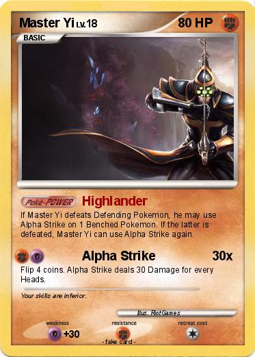 Pokemon Master Yi