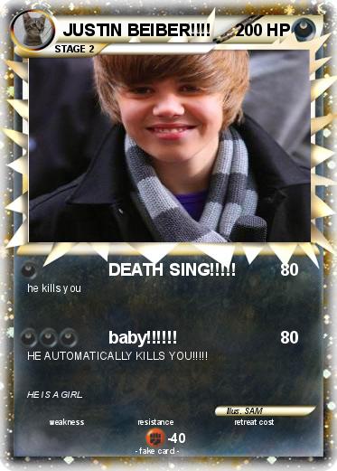 Pokemon JUSTIN BEIBER!!!!