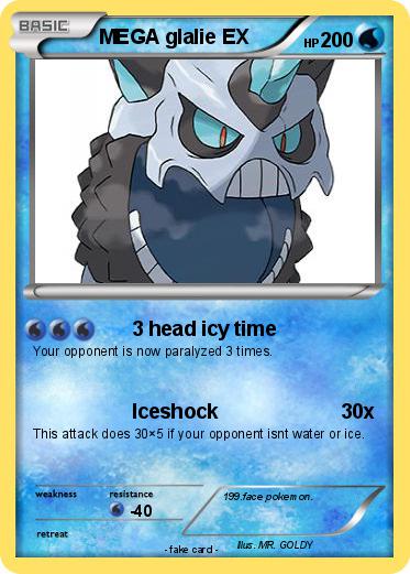 Pokemon MEGA glalie EX