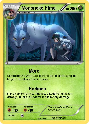 Pokemon Mononoke Hime