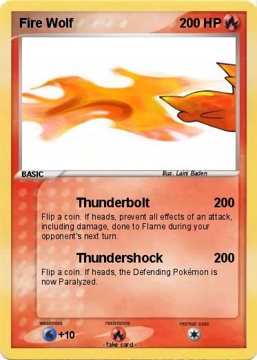 Pokemon Fire Wolf