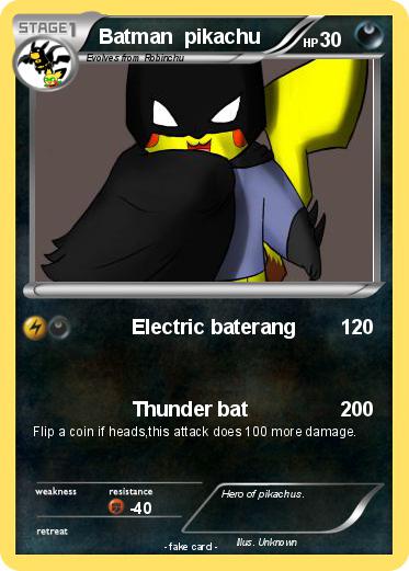 Pokemon Batman  pikachu