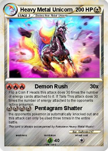 Pokemon Heavy Metal Unicorn