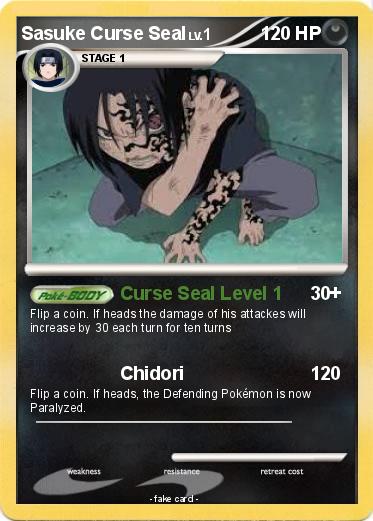 Pokemon Sasuke Curse Seal