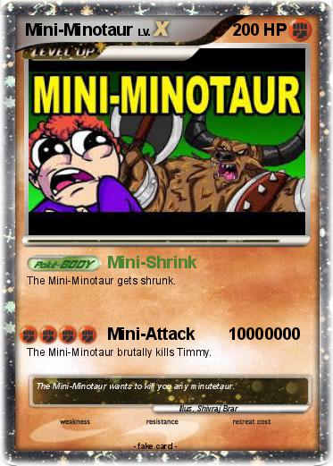 Pokemon Mini-Minotaur
