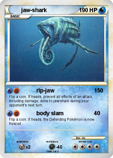 Pokemon jaw-shark