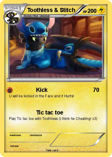 Pokemon Toothless & Stitch