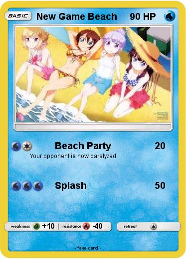 Pokemon New Game Beach