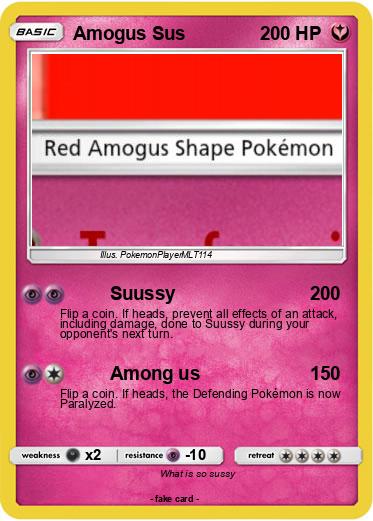 Pokemon Amogus Sus