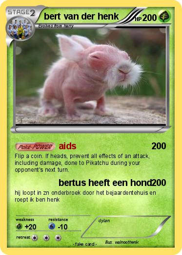 Pokemon bert van der henk