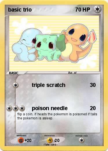 Pokemon basic trio