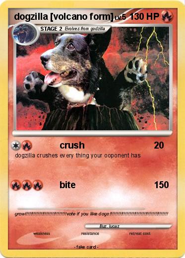 Pokemon dogzilla [volcano form]