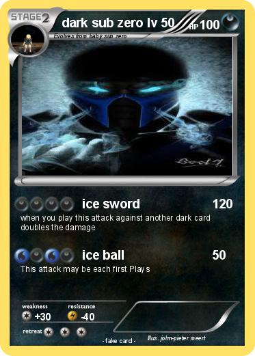 Pokemon dark sub zero lv 50