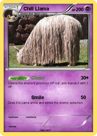 Pokemon Chill Llama