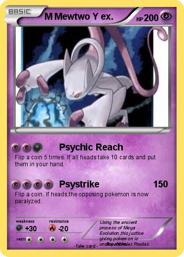 Pokemon M Mewtwo Y ex.