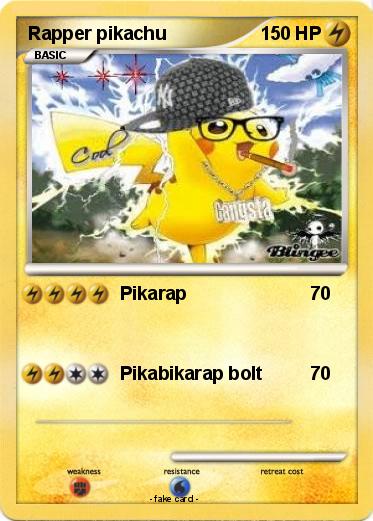 Pokemon Rapper pikachu Pokemon Rapper pikachu