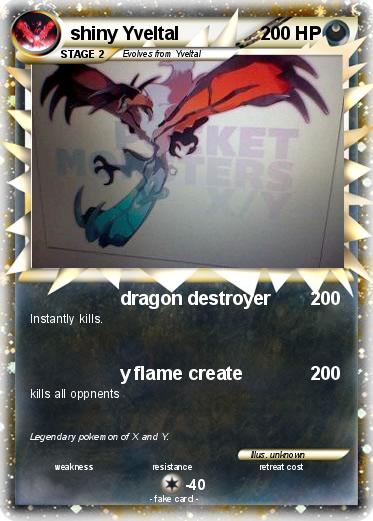 Pokemon shiny Yveltal