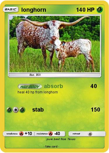 Pokemon longhorn