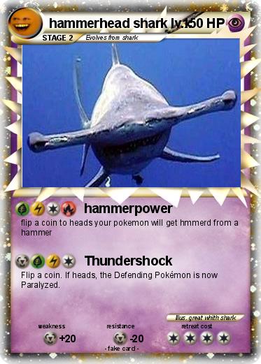 Pokemon hammerhead shark lv.x