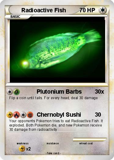 Pokemon Radioactive Fish